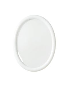 Maple Brook Framed Wall Mirror - White