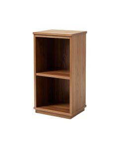 General Delivery Frost X-Frame Corner Bookcase (synthetic illustration; no displayed measurements)