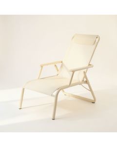 Willow Crest Outdoor Lounge Chair - Ivory (synthetic illustration; no displayed measurements)