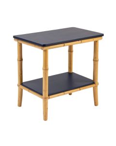 Dune Edge Side Table - Navy (synthetic illustration; no displayed measurements)