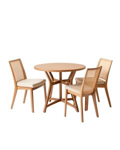 Lola 3 Piece Bistro Set With Cushions