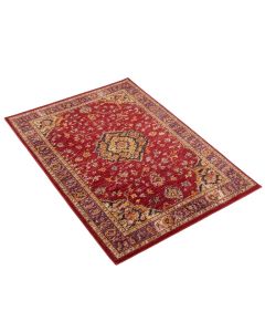 Gostkowski Power Loom Red/Purple/Orange Rug (synthetic illustration; no displayed measurements)