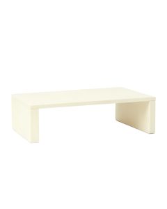 Dune Brook Desktop Monitor Riser - Cream (synthetic illustration; no displayed measurements)