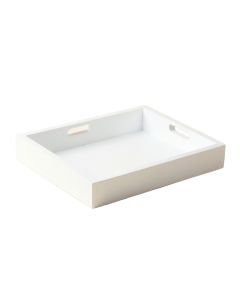 Laurel Bluff Serving Tray - White (synthetic illustration; no displayed measurements)