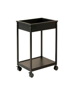 Cliff Crest Empty Rolling Workshop Cart - Black (synthetic illustration; no displayed measurements)