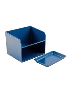 Glen Branch Empty Coffee-Station Organizer - Blue