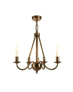 Ainsdale 5 - Light Candle Style Drum Chandelier