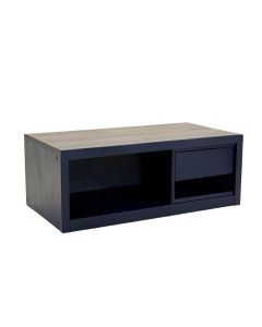 Aspen Bluff Shoe Storage Bench - Navy