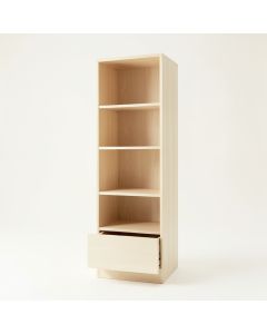 Slate Dell Narrow Cubby Tower - Ivory (synthetic illustration; no displayed measurements)