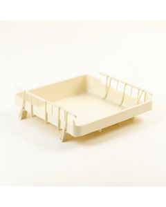 Laurel Crossing Empty Under-Desk Cable Tray - Cream (synthetic illustration; no displayed measurements)