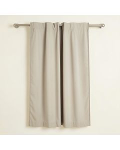 Rivau Solid Semi-Sheer Tab Top Single Curtain Panel (synthetic illustration; no displayed measurements)