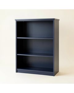 Rowan Arc Freestanding Bookcase - Navy (synthetic illustration; no displayed measurements)