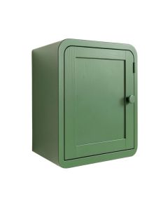 Briar Branch Wall-Mounted Laundry Cabinet - Green (synthetic illustration; no displayed measurements)