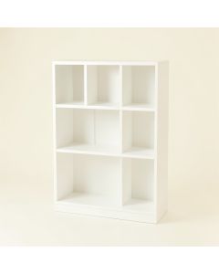 Oak Canyon Freestanding Bookcase - White (synthetic illustration; no displayed measurements)