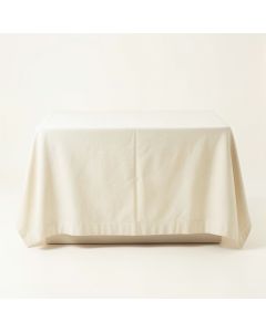 Dawn Brook Flat Bed Sheet - Cream (synthetic illustration; no displayed measurements)