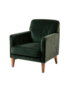 Burnett 37 '' Wide Velvet Armchair (synthetic illustration; no displayed measurements)