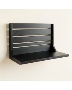 Oak Arc Wall-Mounted Entryway Organizer Shelf (synthetic illustration; no displayed measurements)