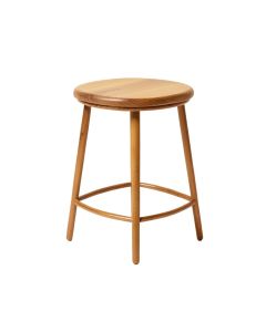 Tunnell Swivel Solid Wood 24.2 '' Counter Stool