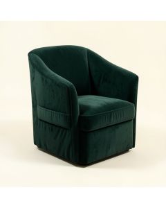 Alberts Velvet Upholstered Parsons Chair (synthetic illustration; no displayed measurements)