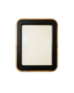Harbor Bluff Framed Wall Mirror - Black