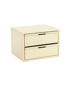 Slate Branch Small-Parts Storage Drawer Cabinet - Cream (synthetic illustration; no displayed measurements)