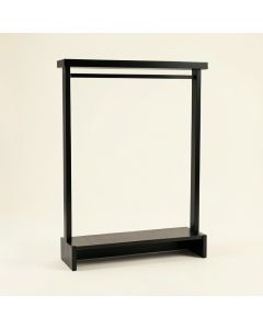 Ridge Bridge Empty Garment Rack - Black (synthetic illustration; no displayed measurements)