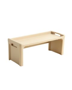 Moss Canyon Narrow Outdoor Storage Bench - Beige (synthetic illustration; no displayed measurements)