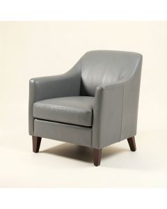 Alsiddiqa Upholstered Parsons Chair In Gray (synthetic illustration; no displayed measurements)