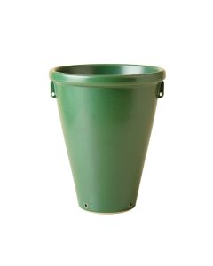 Slate Crossing Empty Railing Planter With Integral Brackets - Green (synthetic illustration; no displayed measurements)