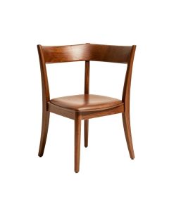 Gayla Solid Wood Cross Back Side Dining Chair (synthetic illustration; no displayed measurements)