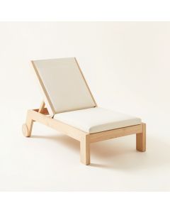 Flint Branch Outdoor Lounge Chair - Ivory (synthetic illustration; no displayed measurements)