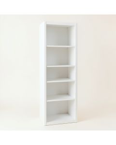Vale Bend Narrow Cubby Tower - White (synthetic illustration; no displayed measurements)