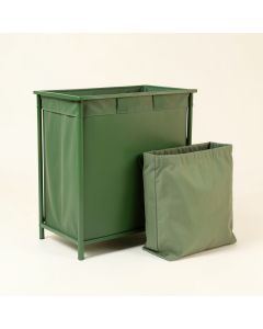 Rowan Arc Laundry Sorting Station With Plain Removable Bags - Green (synthetic illustration; no displayed measurements)