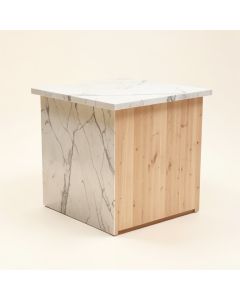 Mantello Kitchen Island Set Marble (synthetic illustration; no displayed measurements)