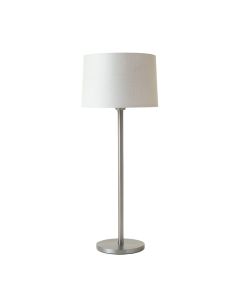 Shore Crest Floor Lamp With A Plain Fabric Shade - Gray (synthetic illustration; no displayed measurements)