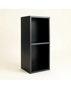 Ridge Canyon Narrow Cubby Tower - Black (synthetic illustration; no displayed measurements)