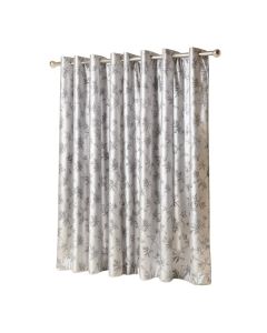 Leija Floral Sheer Grommet Curtain Panels