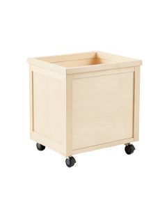 Dune Crest Empty Rolling Workshop Cart - Ivory (synthetic illustration; no displayed measurements)