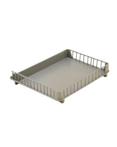 River Dale Empty Under-Desk Cable Tray - Gray (synthetic illustration; no displayed measurements)