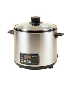 Kalorik 8 Quart Digital Slow Cooker With Locking Glass Lid