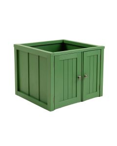 Sage Arc Empty Furniture-Style Litter Enclosure (synthetic illustration; no displayed measurements)