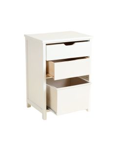 Harbor Canyon Freestanding Pull-Out Hamper Cabinet - White (synthetic illustration; no displayed measurements)