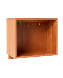 Dawn Bend Empty Mug-Storage Cabinet Insert - Terracotta (synthetic illustration; no displayed measurements)
