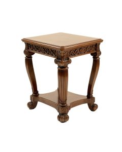 Neoclassical Male Occasional End Table (synthetic illustration; no displayed measurements)