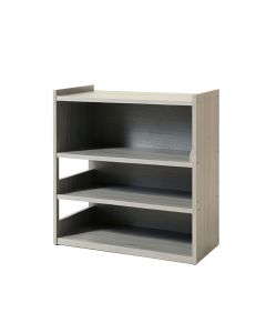 Clay Bluff Desktop Shelving Unit - Gray (synthetic illustration; no displayed measurements)