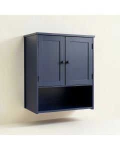 Heath Bend Wall-Mounted Laundry Cabinet - Navy (synthetic illustration; no displayed measurements)