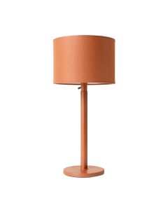 Slate Branch Floor Lamp With A Plain Fabric Shade - Terracotta (synthetic illustration; no displayed measurements)