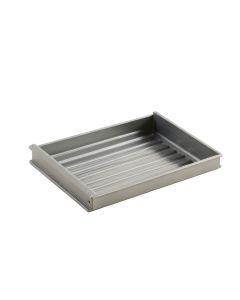 Fern Dale Empty Under-Desk Cable Tray - Gray (synthetic illustration; no displayed measurements)