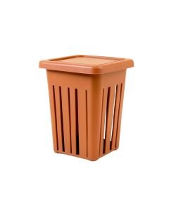 Fern Crest Closed Garden Compost Bin - Terracotta