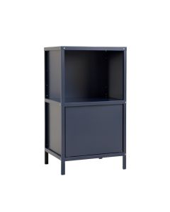 Laurel Bend Freestanding Pull-Out Hamper Cabinet - Navy (synthetic illustration; no displayed measurements)
